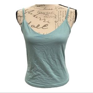 Banana Republic Mint Green V-Neck Tank Top size Medium